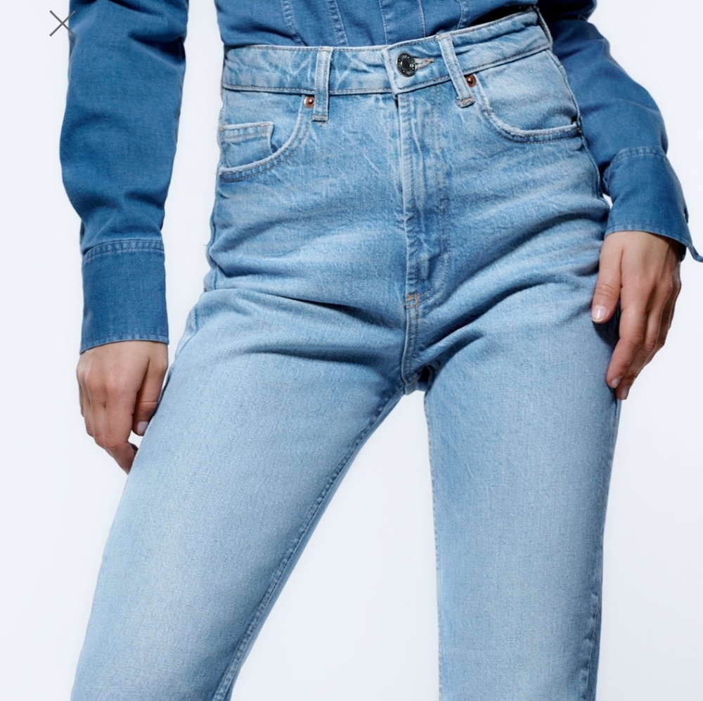 Zara mom jeans